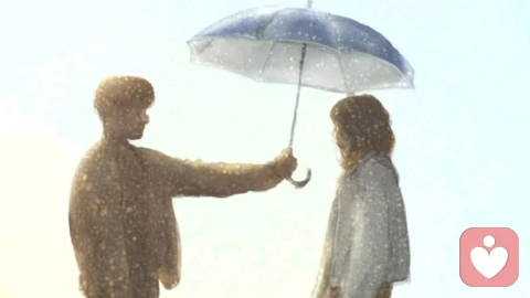 雨天，伞下的时光