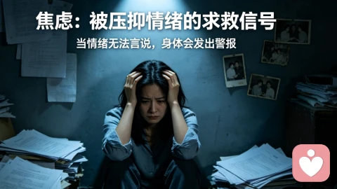 焦虑，是被压抑的情绪发出的求救信号