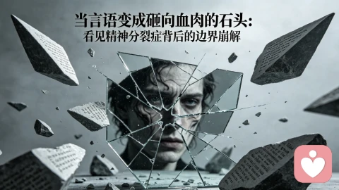 当言语变成砸向血肉的石头：看见精神分裂症背后的边界崩解