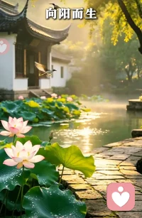 向阳而生，心情美美哒配图