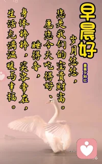 送你吉祥花，健康有钱花；送你吉祥酒，温馨到永久；送你吉祥月，出门皆喜悦；送你吉祥符，好运伴平安！配图