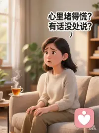 心里堵得慌？有话没处说？
今天我有空，来跟我聊聊吧。
就听你说，不瞎掺和，聊完能舒坦点。
要聊的直接找我，先到先得～配图