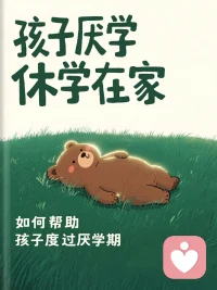 孩子厌学休学在家，如何帮助孩子度过厌学期
当孩子休学在家，失去学习动力时，请记住这四点：
 
1.先处理情绪再谈学习
像照顾骨折病人一样对待抑郁，允许孩子暂时“静养”。每天用20分钟倾听他的烦恼，少说“应该”，多说“我懂你累”。
 
2.重建生活节奏
从整理书桌、做顿早饭开始，用具体小事找回掌控感。比如每天看10分钟感兴趣的网课，比强迫学习更有效。
 
3.拆分学习任务
把课本拆成“知识点卡片”，完成3张就奖励看集动画。用彩色便签记录每个小进步，贴在显眼处增强信心。
 
4.家长要当“充电宝”
自己保持稳定情绪，焦虑时先深呼吸再对话。必要时带孩子做心理咨询，抑郁就像心理感冒，需要专业治疗。
 
记住，暂时停下不是失败，而是积蓄力量。当孩子内心长出小芽时，学习的动力会自然回来。你们现在做的每件小事，都在为未来铺路。配图
