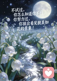 风会吹走焦虑，花会回应期待，你只管向前走就好~