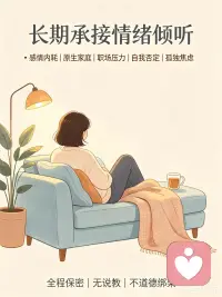 很多心事没办法和身边人诉说，那就来找专属倾听者。接纳你的所有负面情绪。
#情绪陪伴 #树洞倾诉