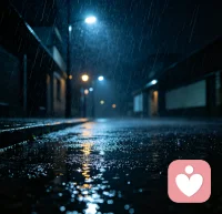 如果没有一个承接泪水的地方，那你的心里一定淤积满了水洼，泥泞难行。
那就允许自己哭一场吧，让雨水冲刷掉泥泞，让风把心慢慢吹干。
等水洼退去，你会发现，脚下的路依然可以走得很稳。配图