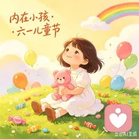 🎈六一儿童节快乐
每个人心里，都住着一个独一无二的内在小孩。
今天想问问大家：你最想对心里的那个小朋友说一句什么？
评论区留言，一起温暖守护内在童真✨配图