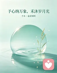 真正自由的人，不会伸手讨爱╮(﹀_﹀”)╭
