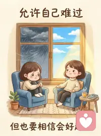 那天深夜，我一个人坐在黑暗里哭。
觉得自己撑不下去了，觉得这个世界太难了； 心里堵得慌，眼泪止不住地流； 我问自己：为什么我要这么难过？😭
后来我才明白：难过不是软弱，而是你还在用力地活着。配图