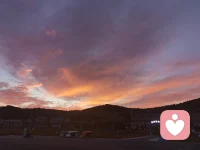 夕阳落日故人情