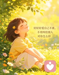 别把爱太多寄托在别人身上，
就不会那么累了。
有时候你所想的，
并不一定是别人所想的。
主动给予的是爱，勉强要来的从来不是爱。