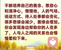 真正的驾驭高手，不是勇敢地去征服风暴，而是机智巧妙地去避开风暴。有时候在家里知道自己的先生发脾气了，很多夫人觉得：“我又没得罪你，你为什么对我这样？”然后你一句我一句，不想避开，针锋相对，先生抡起拳头说“你再讲就打你”，“你打啊，你打啊！”“啪”一下，真的被打了。能够躲开避开，是有智慧的人。当家庭不和或者某件事情暂时不能解决，有智慧的人首先学会避开，然后再想办法。当家里着火的时候，首先不是灭火，是要逃离火场。2017年9月24日FH配图
