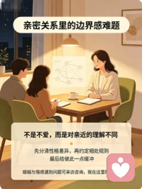 【三观不同 + 边界感冲突？这样相处不内耗】

很多人说三观不合别谈恋爱，但其实差异本身不是问题，没找对方法才是。
先分清底层差异：
你：独立型人格，把 “不打扰” 当尊重
对方：依赖型人格，把 “求助” 当亲近
可直接用的相处公式：
温和表达：“我不是不想帮你，只是需要一点缓冲时间”
明确规则：约定 “非紧急事提前说，紧急事再直接找我”
双向适配：你学着接受依赖，他学着尊重边界

婚姻与情感遇到问题可来访咨询，我在这里陪伴你！配图