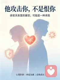 为什么亲密关系里总有人爱攻击？
自体心理学视角下，伴侣的贬低与暴怒，并非源于恶意，而是一种「防御机制」。
当自体感受到被忽视、被否定的威胁时，他们会通过攻击他人、贬低他人，来重建优越感与控制感，稳住摇摇欲坠的自我价值。
这种攻击，本质上是他们在保护那个害怕被抛弃、害怕不被爱的脆弱自己。