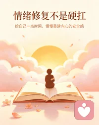 生活难免撞上糟心事，负面情绪、心里的小创伤找上门时，别硬扛也别逼自己快点好起来。
先允许情绪流露，难过、委屈、烦躁都不用压抑，好好接纳当下的状态。试着和负面感受共处，不必强迫立刻翻篇。
慢慢把注意力拉回自身：做点能让身心放松的小事，散步、听歌、和靠谱朋友聊聊，切断内耗的思绪。
创伤修复从来不是一蹴而就的，给自己多一点耐心与包容。学着和过往和解，慢慢重建内心的安全感。