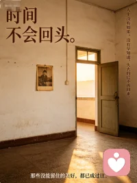 岁月悄然流转，一分一秒都径直向前，从来没有折返的可能。长大以后才慢慢懂得，人生最无用的便是 “如果” 与 “早知道”。
生活从不会给我们重来的机会，那些擦肩而过的缘分，没能留住的美好，一旦失去，就彻底定格在了过去。我们都曾为过往辗转难眠，纠结着未完成的遗憾，可回望再多，也改变不了结局。放下执念，别再频频回头，把过往收藏心底，用心走好眼前的路，不负当下，便是圆满。