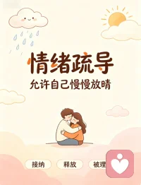 谁都有情绪的雨天，不用逼自己立刻放晴。
你可以崩溃、可以内耗、可以允许自己不那么坚强。我在这里安静接住你的所有情绪，陪你把心里的褶皱慢慢抚平，把杂乱的思绪一点点理清楚。
你不需要一个人硬扛，情绪有出口，心才会慢慢变软，慢慢被治愈。配图