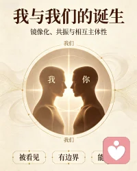 好的亲密关系，是一场温柔的镜像互动。接住对方的喜怒哀乐，精准回应彼此的情绪信号。在一来一回间，保有各自的独立主体性，又凝聚成紧密的 “我们”。情绪共振、坦诚标记感受，读懂内心、接纳彼此，便是感情长久的内核。配图