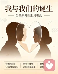 好的亲密关系，是一场温柔的镜像互动。接住对方的喜怒哀乐，精准回应彼此的情绪信号。在一来一回间，保有各自的独立主体性，又凝聚成紧密的 “我们”。情绪共振、坦诚标记感受，读懂内心、接纳彼此，便是感情长久的内核。配图