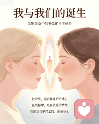 好的亲密关系，是一场温柔的镜像互动。接住对方的喜怒哀乐，精准回应彼此的情绪信号。在一来一回间，保有各自的独立主体性，又凝聚成紧密的 “我们”。情绪共振、坦诚标记感受，读懂内心、接纳彼此，便是感情长久的内核。配图
