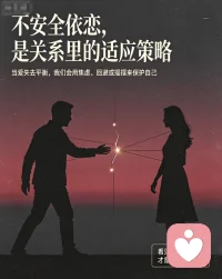焦虑、回避、紊乱，这些典型的不安全依恋模式，本质都是人们在失衡亲密关系里演化出的适应手段。
当情感天平不再对等，有人害怕失去而过度紧抓，有人畏惧受伤而主动后退，在矛盾中摇摆挣扎。看似反常的相处状态，背后不过是一颗颗渴望被爱，又不知如何自处的心，在用自己的方式艰难维系关系。配图