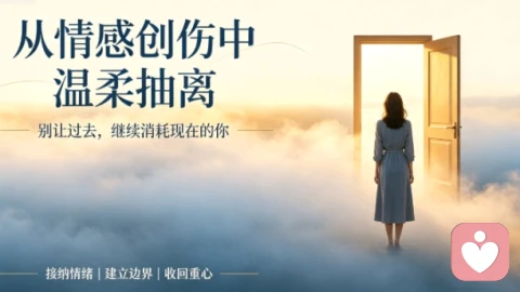 深陷情感创伤难以抽离?困住你的从来不是往事,而是你的执念