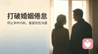 婚姻倦怠｜挣脱争吵内耗
婚姻走到倦怠期，争吵不全是感情消失，更多是生活压力下家庭系统的恶性循环。不必被 “感情已经耗尽” 的想法困住。停止互相追责，跳出对错博弈，看见彼此背后的疲惫。放下理想化期待，不必强求回到热恋，从微小的体谅与沟通切入，减少情绪对抗，重建良性互动，慢慢把消耗型相处，变回彼此托举的婚姻关系。配图