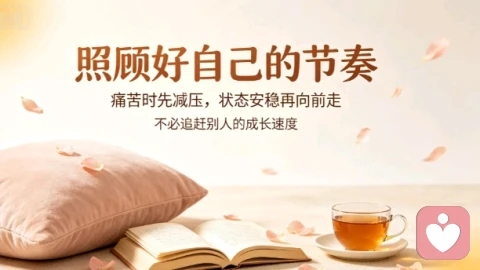 情绪痛苦不必硬扛｜守住自体节奏，允许自己慢下来修复内心力量