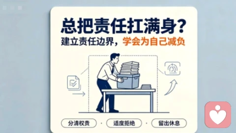 总把工作责任扛满身?职场人建立责任边界的减负实操指南
