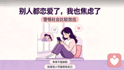 陷入单身焦虑被恋爱氛围裹挟|读懂社会比较效应,放过自己