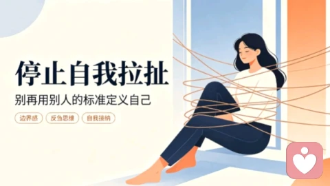 讨好型人格深陷精神内耗:一边渴望亲密,一边害怕受伤该如何自救