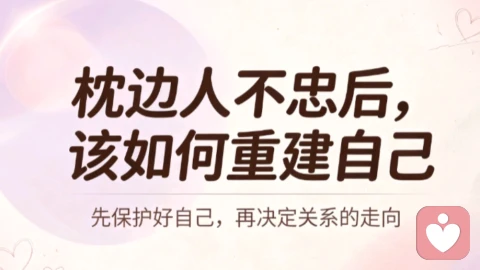 遭遇枕边人背叛,不要困在情绪里自我消耗
