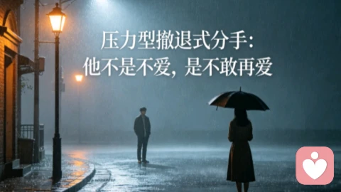 压力型撤退式分手：他不是不爱，是不敢再爱