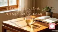 你越对抗焦虑，焦虑就越缠着你。
你越是告诉自己别想、别难过、别害怕，心里那根弦绷得越紧。
情绪从来不是赶走的，是允许之后，自然消散的。不挣扎，就是自愈的开始。

文案2配图
