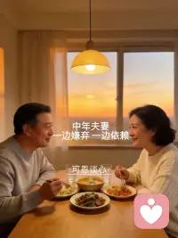 ·可恩谈心·
中年夫妻，一边嫌弃 一边依赖。配图