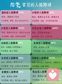 常见人格障碍