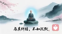 心无杂念，万事顺遂。
​
爱意随风起，风止意也平。
​
与其纠结，不如沉默。配图
