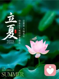今日立夏，是春的结束，也是夏的开始，希望我们的夏天，顺风顺水又顺意 好运与爱同在！”配图