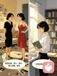 你想听我给你讲我自己真实的故事吗？
一场原配和小三大战……
有过真心，有过挣扎，有过撕心裂肺，也有过绝地重生。
如果你愿意，我慢慢讲给你听。
也愿意，安安静静听你说说，你的故事。配图