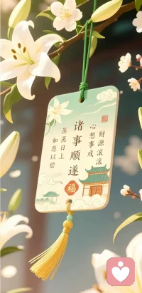 祝大家诸事顺逐配图