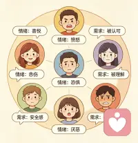 每一种情绪背后都藏着一个未被满足的需求……配图