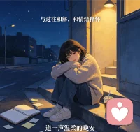 城市归于寂静，心事悄悄沉淀。
熬过人潮与喧嚣，在无人知晓的深夜，轻轻拥抱疲惫的自己。
原谅深夜的敏感、压抑与孤单，放下未完成的焦虑与遗憾。
不必追赶，不必逞强，此刻只属于自己。
与过往和解，和情绪释怀，
在微凉的凌晨，道一声温柔的晚安！配图