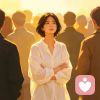 不必活在别人的眼光里，忠于本心就好。配图