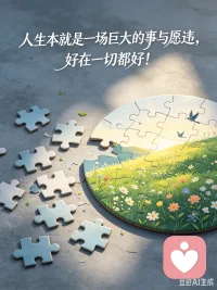 人生本就是一场巨大的事与愿违，好在一切都好！