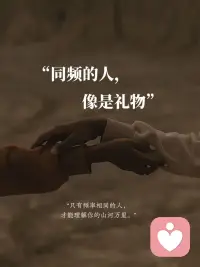 同频的本质，是理解方式与情绪节奏的合拍。你说内耗，他懂什么叫自己跟自己较劲；你说要有边界感，他自然知道退一步。不是谁迁就谁，而是两个人正好在同一频道上。配图
