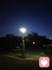 路灯亮起来，影子归位……