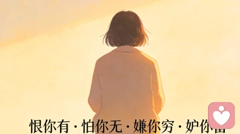 人间最真实人性：恨你有，怕你无，嫌你穷，妒你富