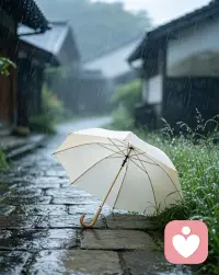 细雨落人间，清宁伴清晨。雨声滤去浮躁，温柔抚平心绪，愿雨天的微凉，捎来满心安稳，早安。配图