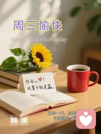 世上没有不弯的路，人间没有不谢的花，
我们努力向上，也接受顺其自然，
生活点滴，心里盛开的从来都是我们的欢喜。
美好的一天开始啦，愿你能向日葵一样，迎着阳光向上[太阳]