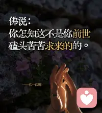 你遇到的每个人都是你人生的经历。
相逢即是上上签，得失随缘，好坏皆风景。